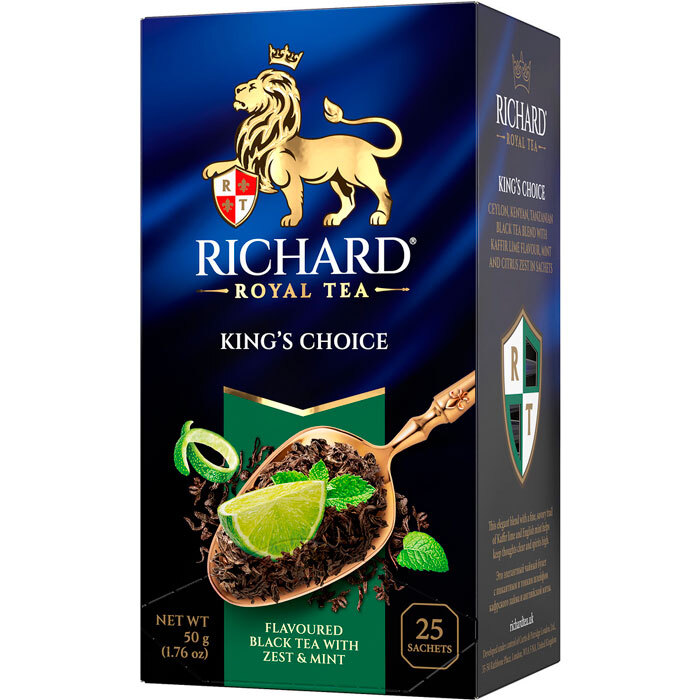 Чай черный Richard Kings Tea №1 королевский 25 пакетов.