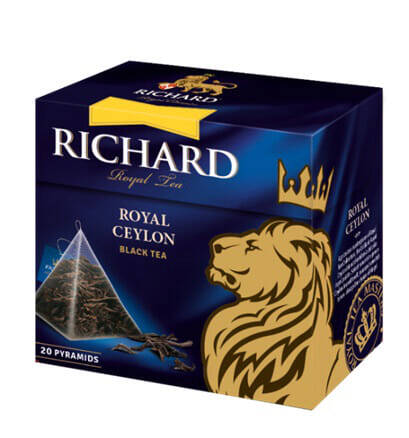 Чай черный Richard Royal Ceylon пирамидки 20штук.