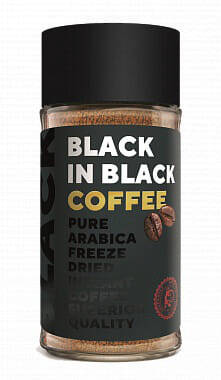 Кофе растворимый Black in Black стекло 85 г.