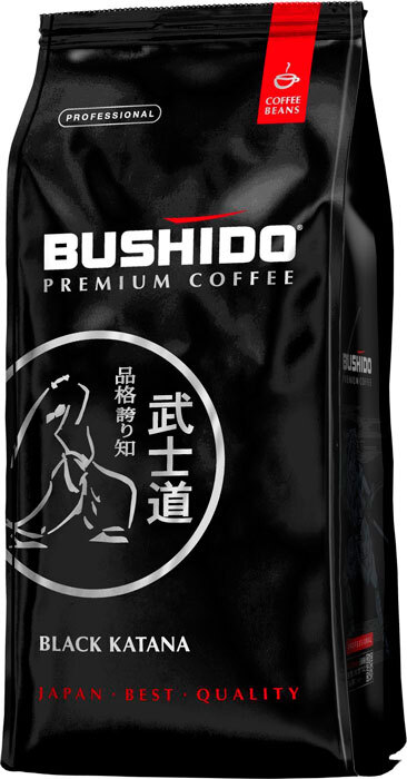 Кофе зерновой Bushido Black Katana 1 кг