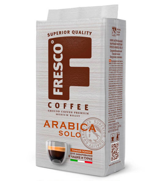 Кофе молотый FRESCO Arab.Solo пакет 250 г.