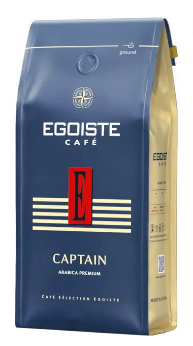 Кофе молотый Egoistе Captain 250 г