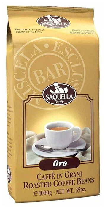 Кофе зерновой Saquella Espresso Oro 1 кг