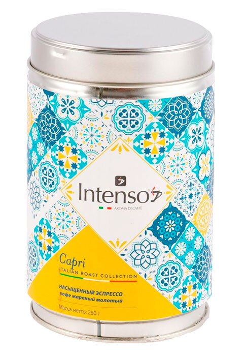 Кофе молотый Intenso Capri в банке 250 г