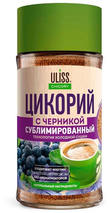 Цикорий сублимированный Uliss Черника банка 85 г