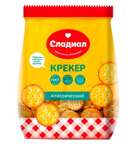Крекер 500 гр классический Сладиал