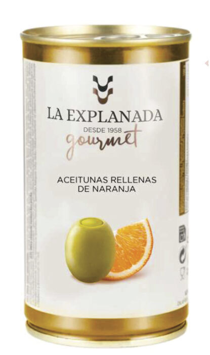 Оливки La Explanada Gourmet начинка Апельсин 350 г