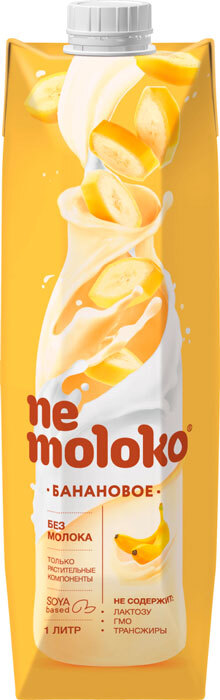 Напиток Nemoloko Банановое 1,0 л