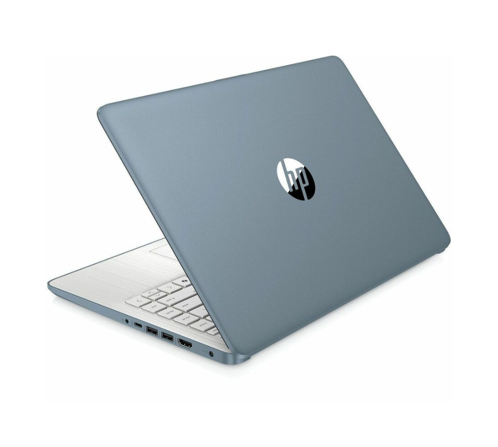 HP 14-dq6103ds 14″ Сенсорный Ноутбук — Intel N150, 4GB RAM, 128GB UFS, Wi-Fi 6, Windows 11 Home in S Mode, Natural Silver / Moonlight Blue (Refurbished)
