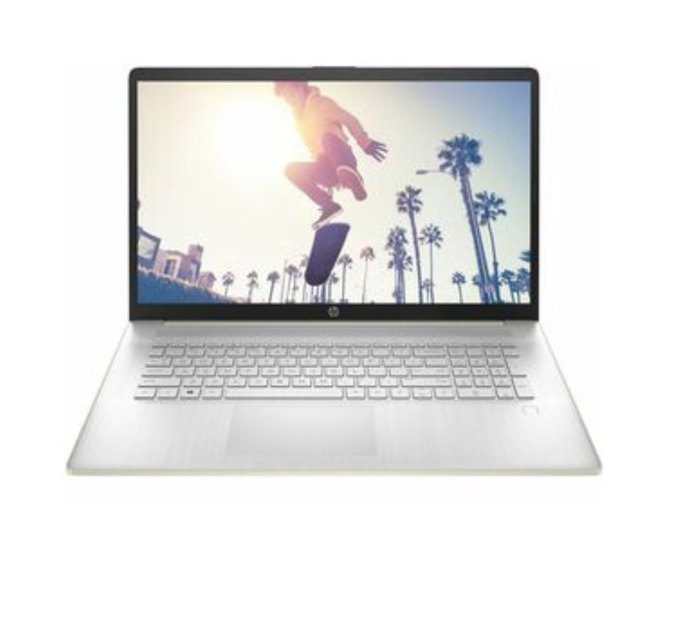 HP 17-cp2333ds 17.3″ Сенсорный Ноутбук — AMD Ryzen 3 7320U, 8GB RAM, 256GB SSD, HD+, Wi-Fi 6, Windows 11 Home, Natural Silver / Winter Lavender (Refurbished)