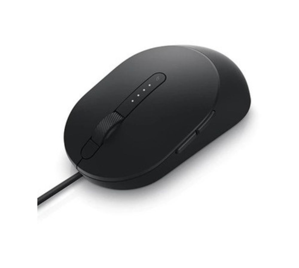 Dell MS3220 Лазерная проводная мышь USB – 3200 DPI | 5 кнопок | Колесо Tilt Wheel | Черный