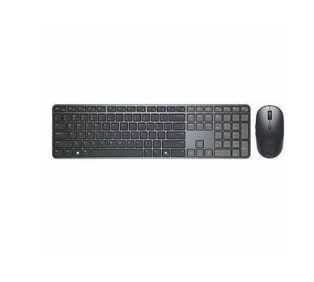 Dell Pro 7 KM726 Беспроводной комплект клавиатуры и мыши | Bluetooth 6.0 + RF 2.4 ГГц | Copilot Key | 6000 DPI | Для PC и Mac