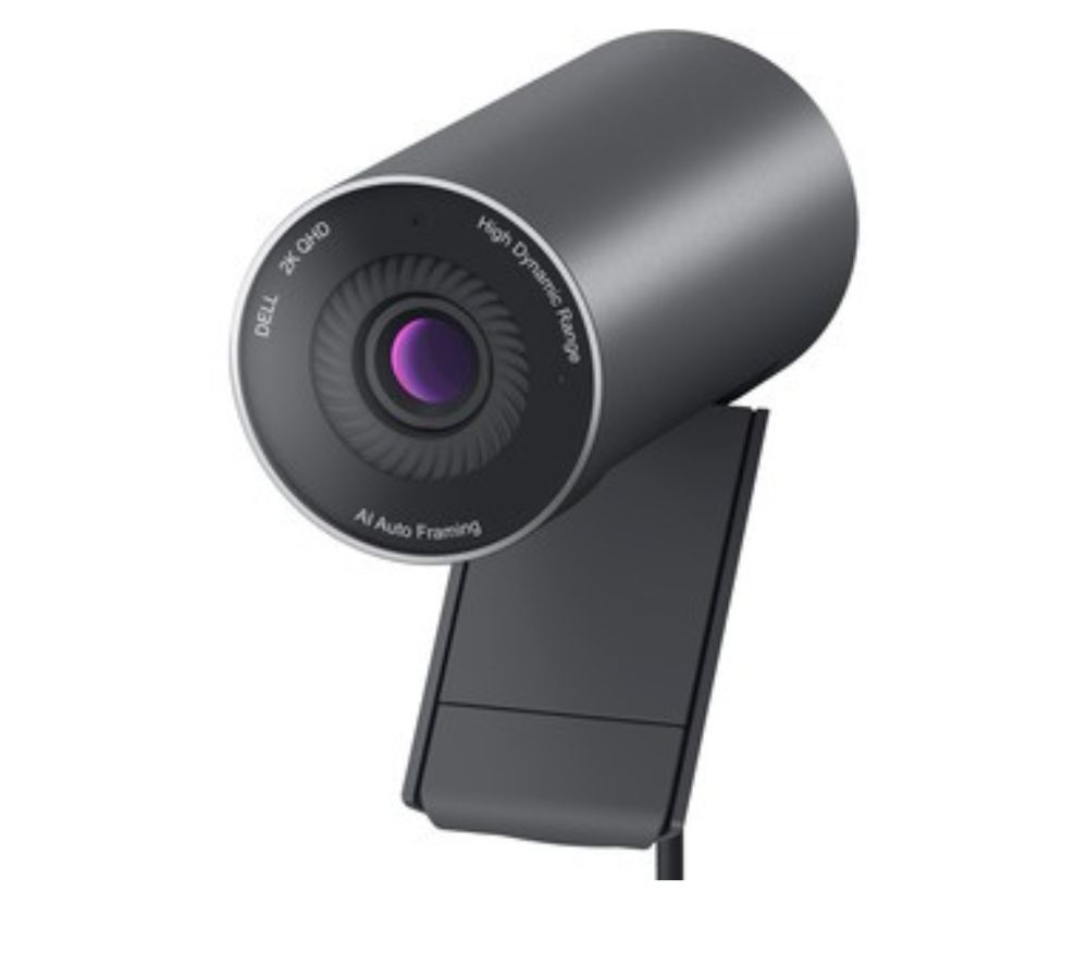 Dell WB5023 QHD Веб-камера 2K 60FPS с автофокусом и микрофоном | USB Type-A | Для ПК и ноутбуков